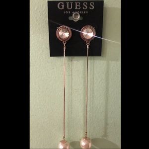 NWT Guess dangle earrings beautiful! Brand New!
